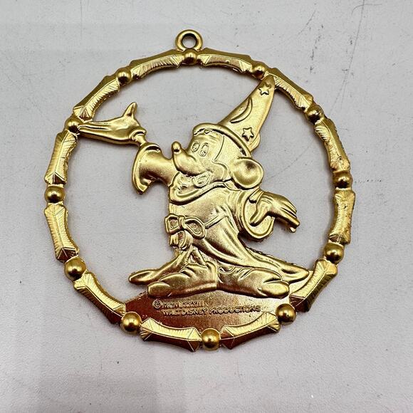 Keep the Magic Alive Mickey Mouse Sorcerer's Pendant or Holiday Ornament 1980s - Picture 3 of 4